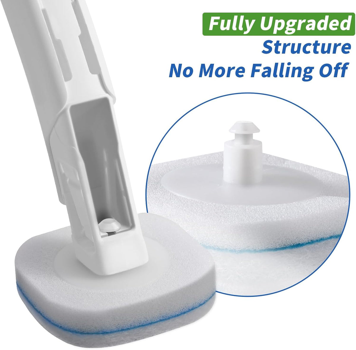 Disposable Toilet Brush with Holder & 14 Refills – Hygienic Toilet Cleaning System